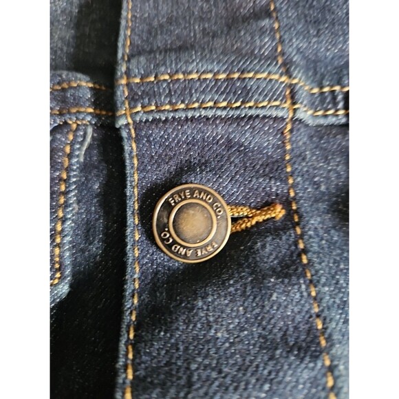 Frye and Co. Patriot Wash Western Trucker Denim Jacket NWT SZ LARGE - Picture 2 of 13